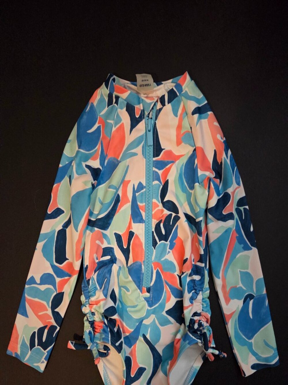Old Navy Kids Floral Swim Rashguard size 18-24 Months